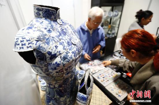 資料圖：第十三屆中國(guó)北京國(guó)際文化創(chuàng)意產(chǎn)業(yè)博覽會(huì)開幕現(xiàn)場(chǎng)。<a target='_blank' href='http://www.chinanews.com/'>中新社</a>記者 富田 攝